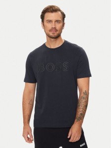 Boss T-Shirt 50519358 Granatowy Regular Fit
