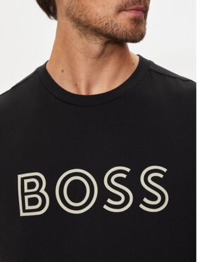 Boss T-Shirt 50519358 Czarny Regular Fit