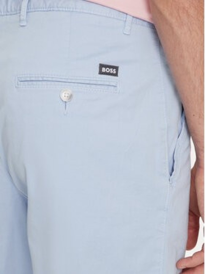 Boss Szorty materiałowe Slice-Short 50512524 Błękitny Slim Fit