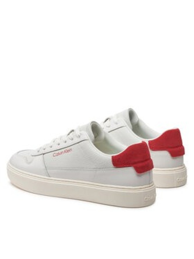 Calvin Klein Sneakersy Low Top Lace Up Bskt HM0HM01254 Biały