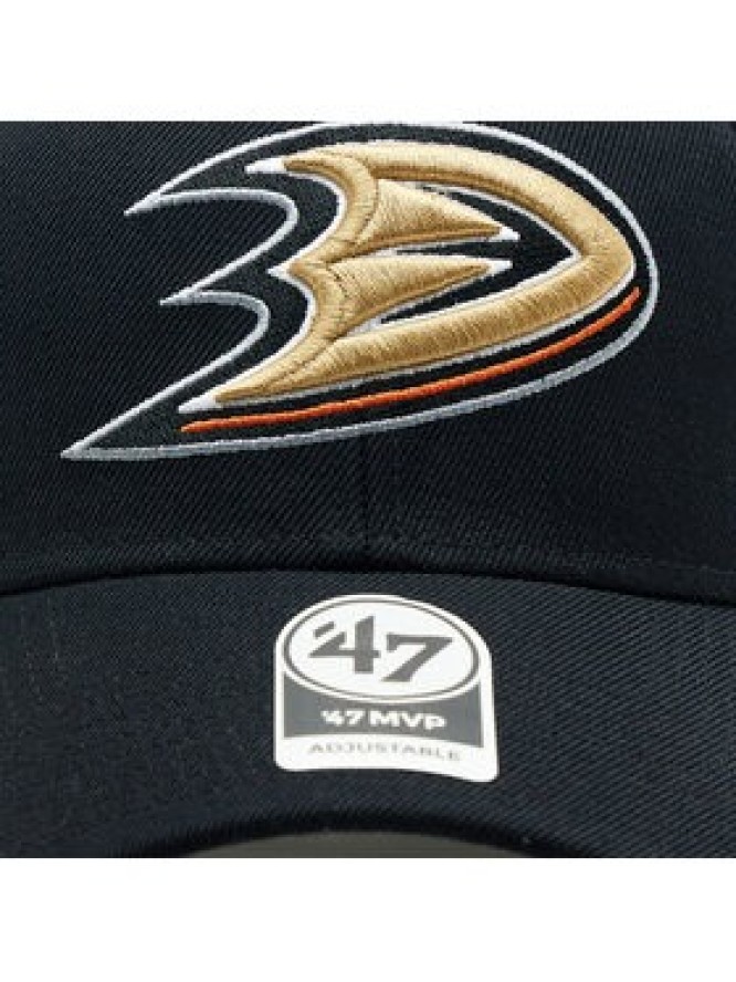 47 Brand Czapka z daszkiem NHL Anaheim Ducks '47 MVP H-MVP25WBV-BKC Czarny