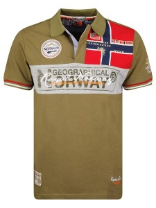 Geographical Norway Koszulka polo "Kidney" w kolorze khaki rozmiar: 3XL