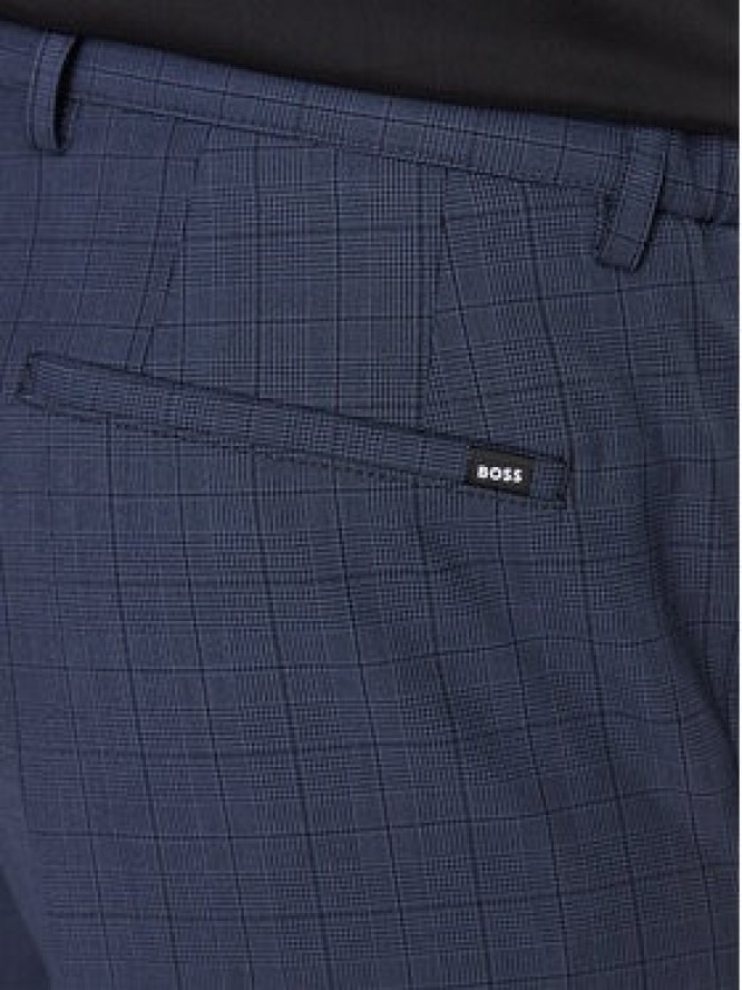 Boss Spodnie garniturowe 50496139 Granatowy Slim Fit