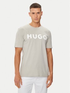 Hugo T-Shirt Dulivio 50467556 Szary Regular Fit