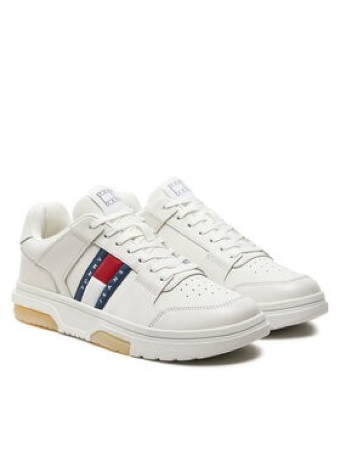 Tommy Jeans Sneakersy The Brooklyn Leather EM0EM01429 Biały