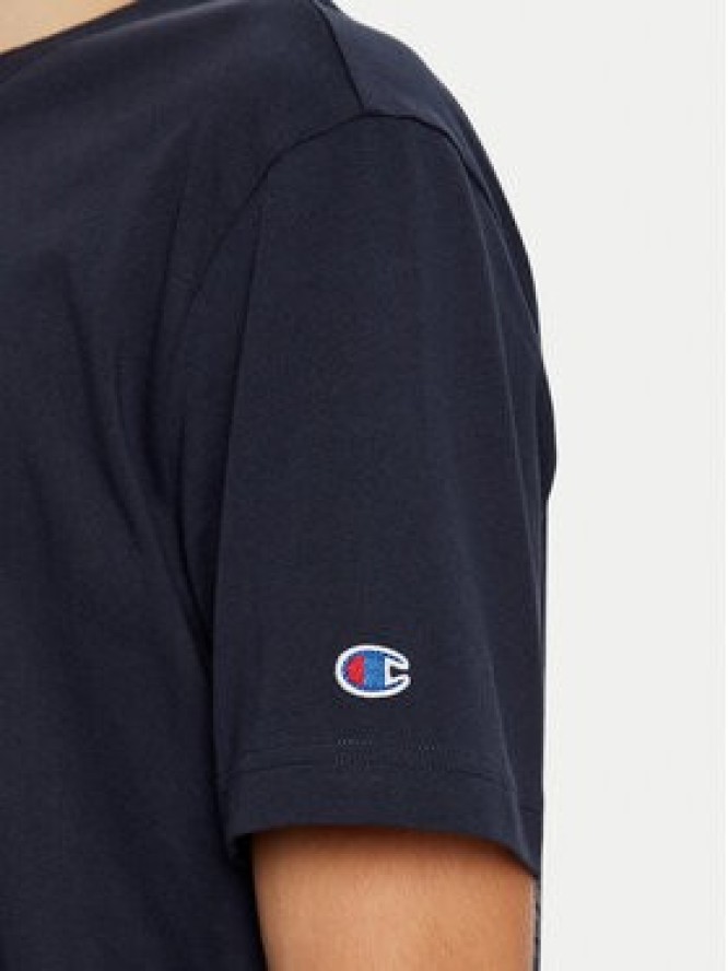 Champion T-Shirt 220713 Granatowy Regular Fit