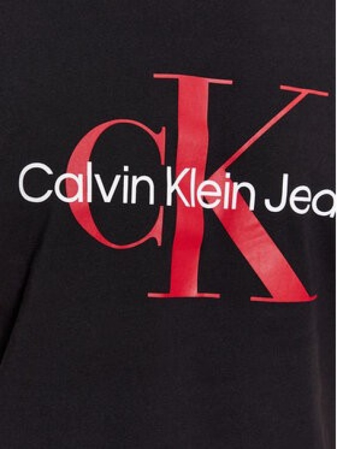 Calvin Klein Jeans T-Shirt J30J320935 Czarny Slim Fit