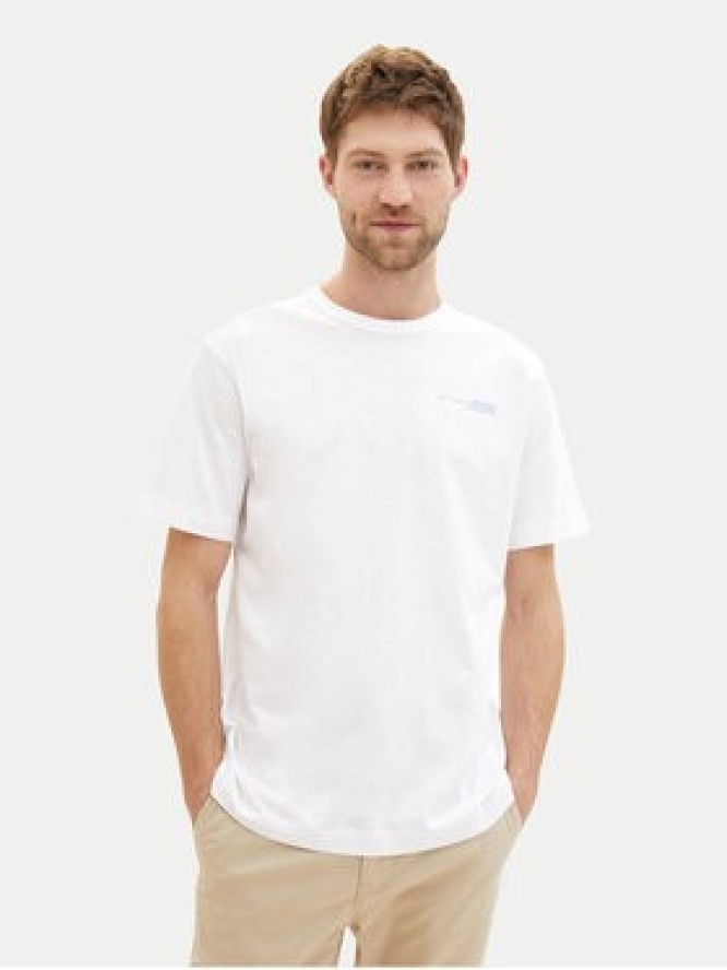 Tom Tailor T-Shirt 1040821 Biały Regular Fit