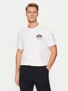 Tommy Hilfiger T-Shirt MW0MW38076 Biały Regular Fit