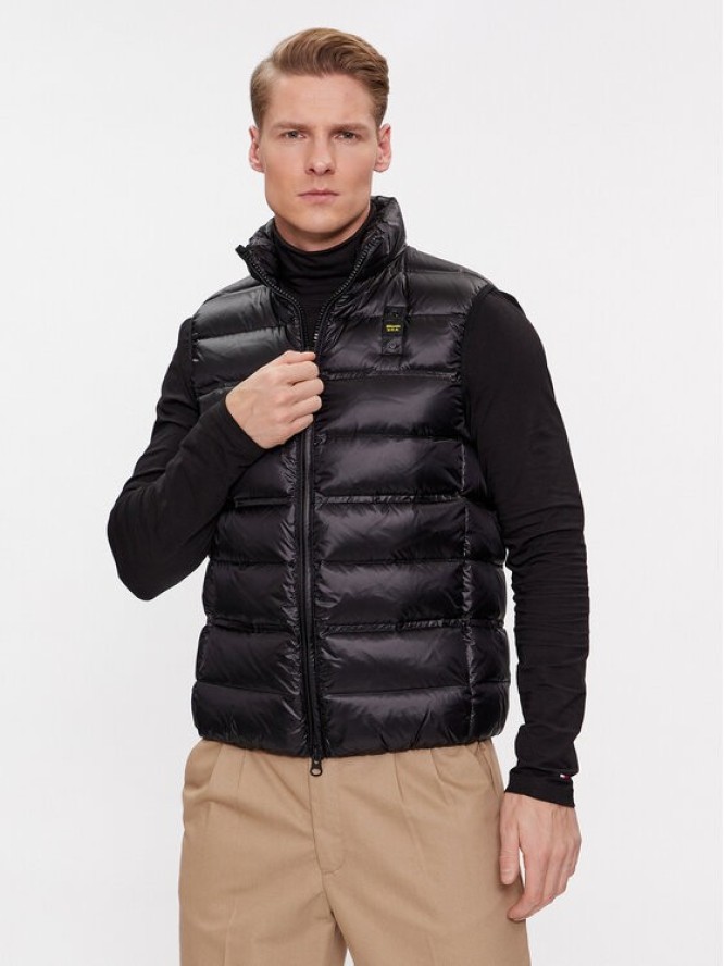 Blauer Kamizelka 23WBLUX03100 Czarny Regular Fit