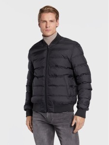 J.Lindeberg Kurtka bomber Dwayne FMOW06391 Czarny Regular Fit