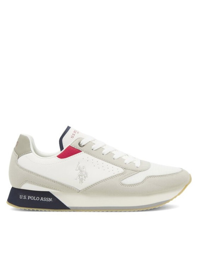 U.S. Polo Assn. Sneakersy NOBIL003G Biały