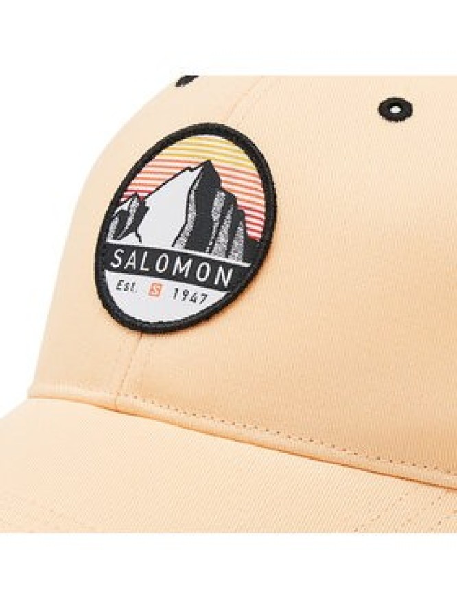 Salomon Czapka z daszkiem Trucker Curved Cap C16816 21 G0 Pomarańczowy