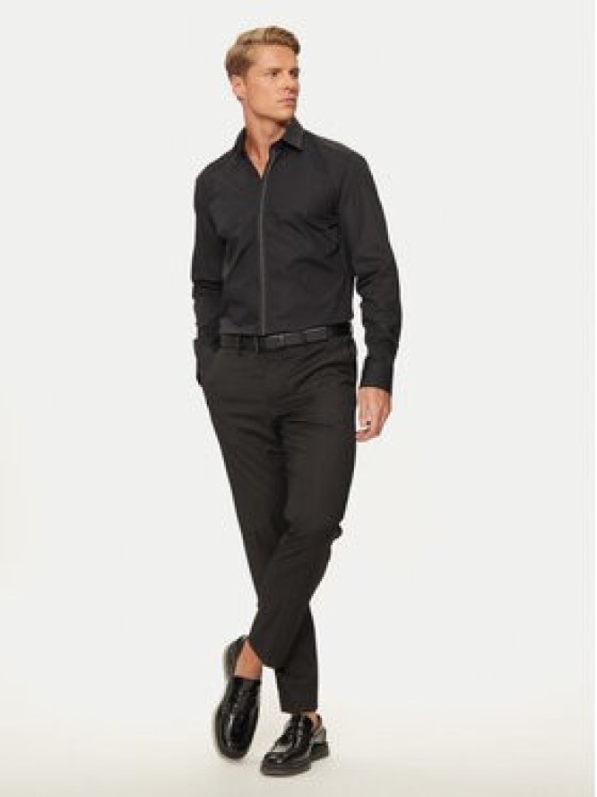 Hugo Koszula Keidi 50524849 Czarny Slim Fit