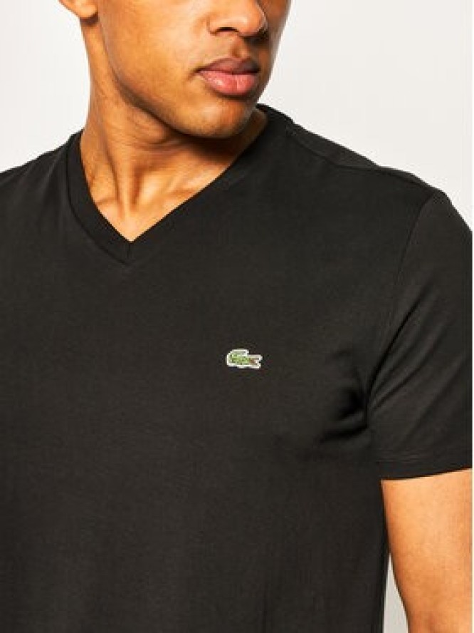 Lacoste T-Shirt TH6710 Czarny Regular Fit