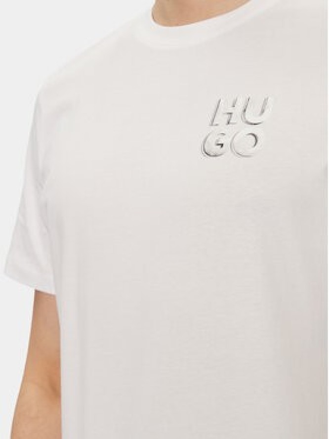 Hugo T-Shirt Detzington241 50508944 Biały Regular Fit