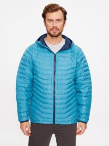 Columbia Kurtka puchowa Westridge™ Down Hooded Jacket Niebieski Regular Fit