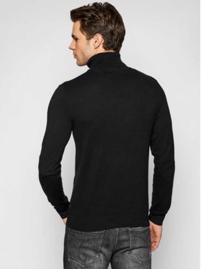 Jack&Jones Golf Emil Knit Roll Neck 12157417 Czarny Regular Fit