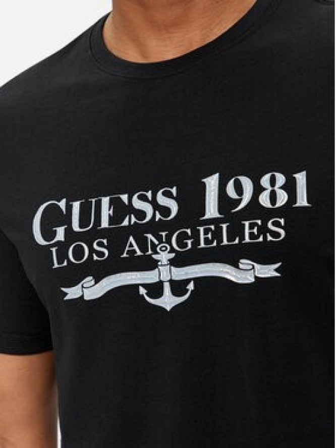 Guess T-Shirt M4GI27 J1314 Czarny Regular Fit