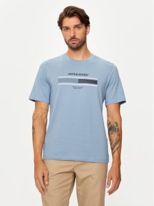 Jack&Jones T-Shirt South 12256784 Niebieski Standard Fit