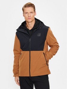 4F Kurtka softshell 4FAW23TSOFM155 Brązowy Regular Fit