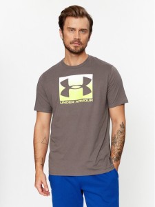 Under Armour T-Shirt Ua Boxed Sportstyle Ss 1329581 Szary Loose Fit