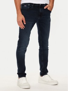 Tommy Jeans Jeansy Austin DM0DM20399 Granatowy Slim Fit