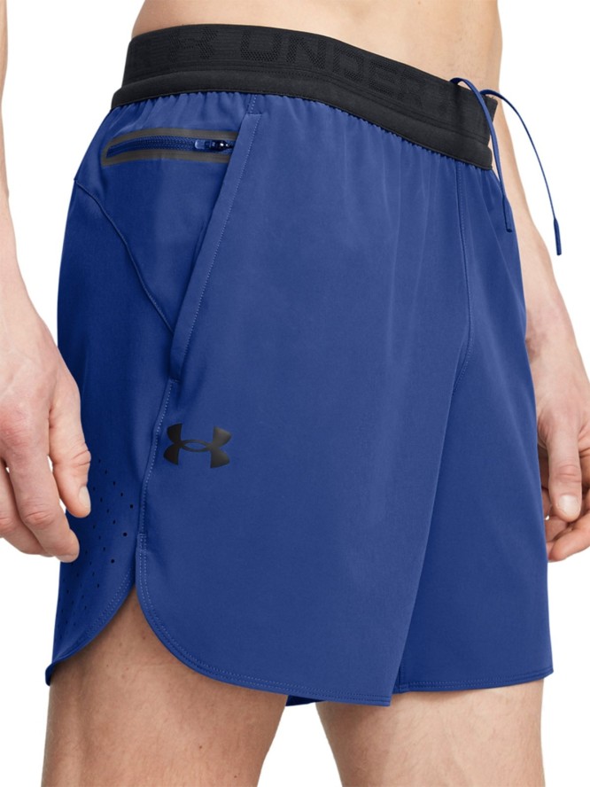 Spodenki treningowe męskie Under Armour UA Peak Woven Shorts - niebieskie