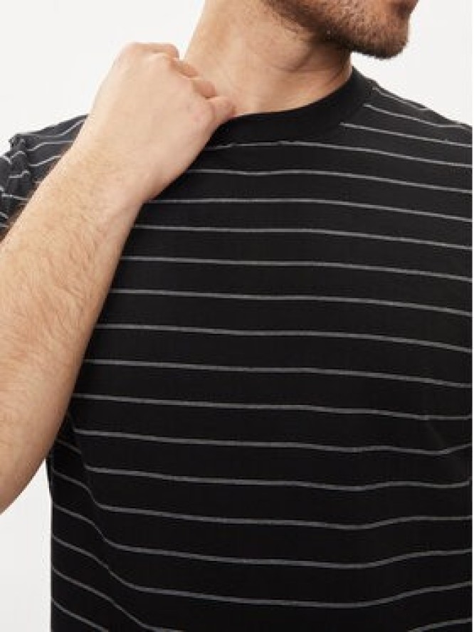 Sisley T-Shirt 3QPBS103C Czarny Regular Fit