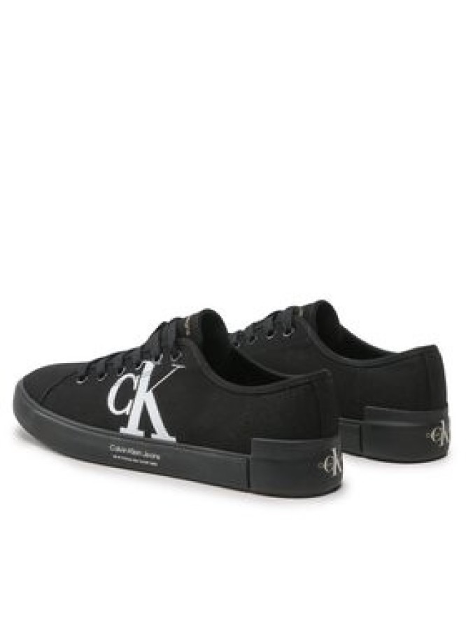 Calvin Klein Jeans Tenisówki Vulc Low Oversized Brand YM0YM00687 Czarny