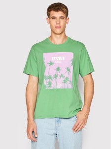 Levi's® T-Shirt 16143-0618 Zielony Relaxed Fit