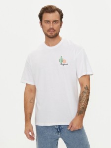 Jack&Jones T-Shirt Bradley 12264414 Biały Relaxed Fit