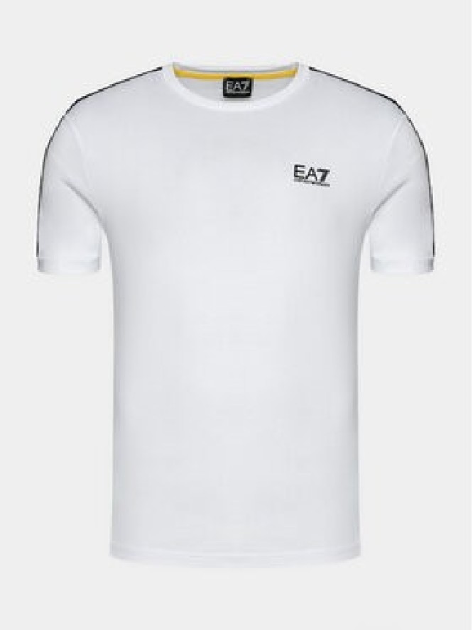 EA7 Emporio Armani T-Shirt 3DPT35 PJ02Z 1100 Biały Regular Fit