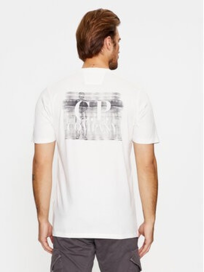 C.P. Company T-Shirt 15CMTS243A006586W Biały Regular Fit
