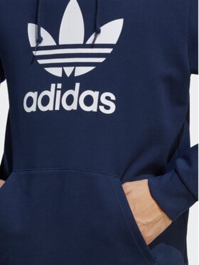 adidas Bluza adicolor Classics Trefoil Hoodie IA4886 Granatowy Regular Fit