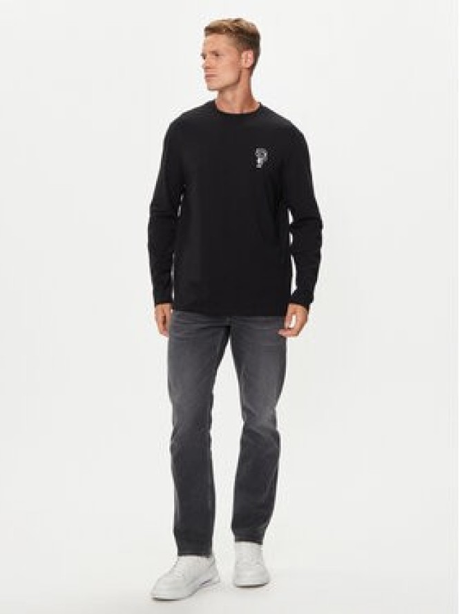 KARL LAGERFELD Longsleeve 755405 543221 Czarny Slim Fit