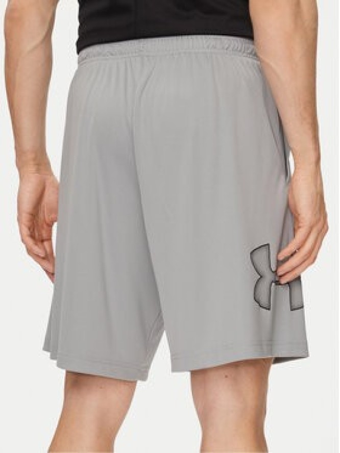 Under Armour Szorty sportowe Ua Tech Graphic Short 1306443-035 Szary Loose Fit