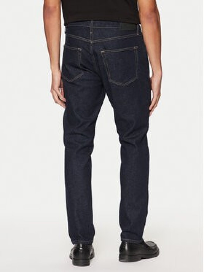 Calvin Klein Jeansy K10K113983 Granatowy Tapered Fit