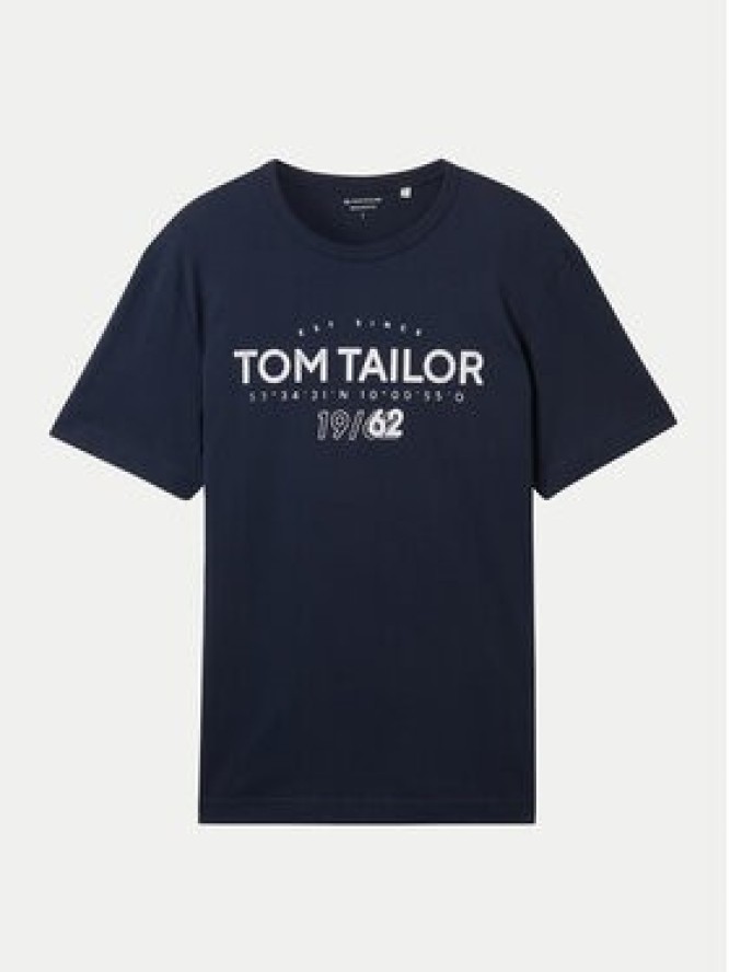 Tom Tailor T-Shirt 1041871 Granatowy Regular Fit