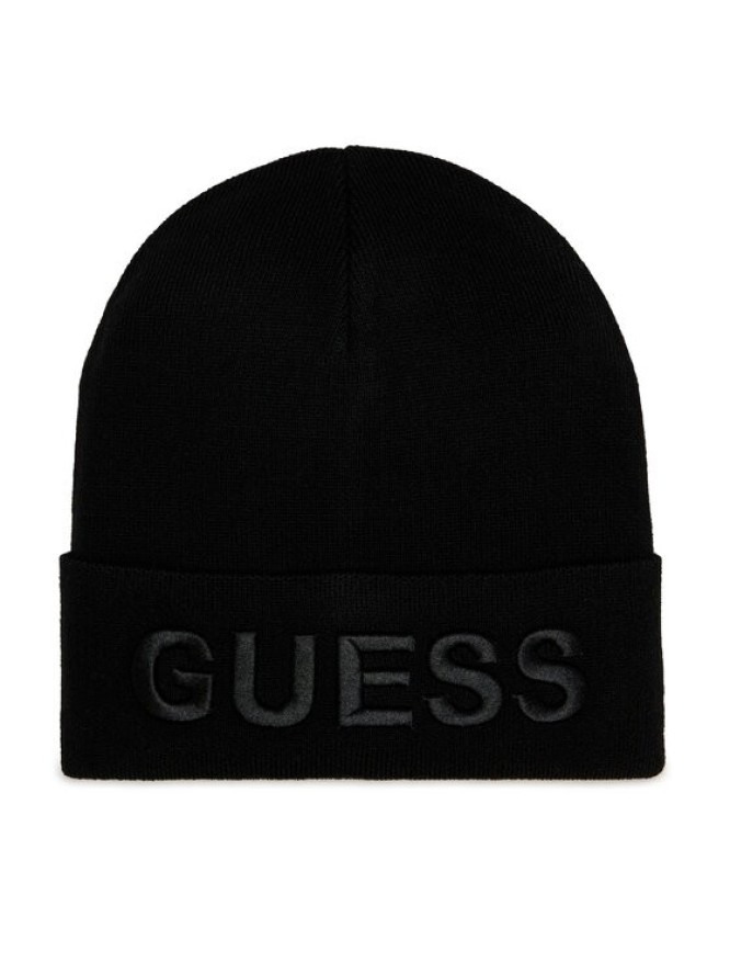 Guess Czapka Maxi Logo Headwear AM5027 POL01 Czarny