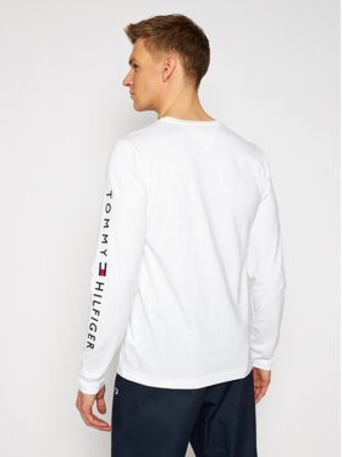 Tommy Hilfiger Longsleeve Logo MW0MW09096 Biały Regular Fit