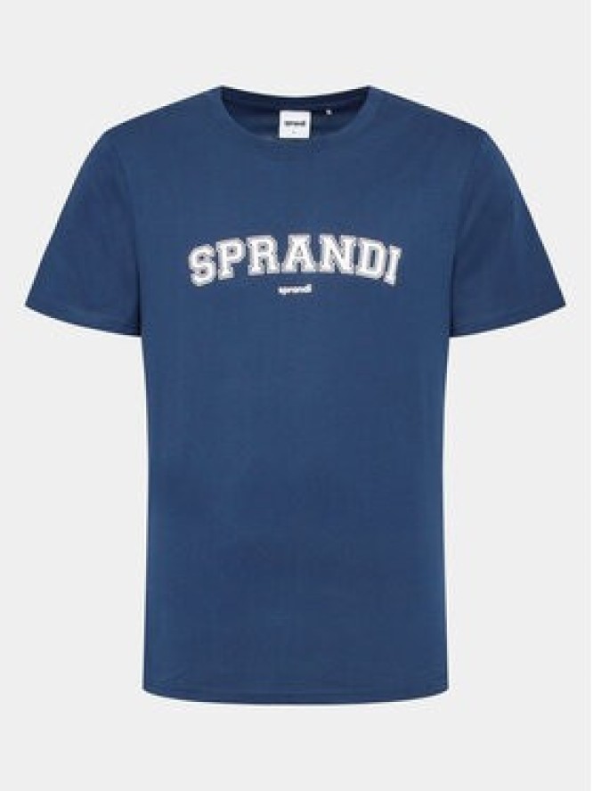 Sprandi T-Shirt SP3-TSM013 Granatowy Regular Fit