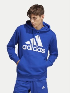 adidas Bluza Essentials French Terry Big Logo IC9366 Niebieski Regular Fit