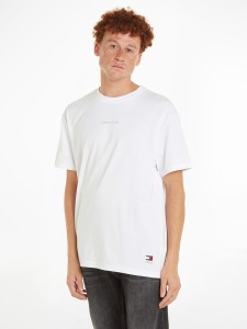 TOMMY JEANS Koszulka w kolorze białym rozmiar: XL