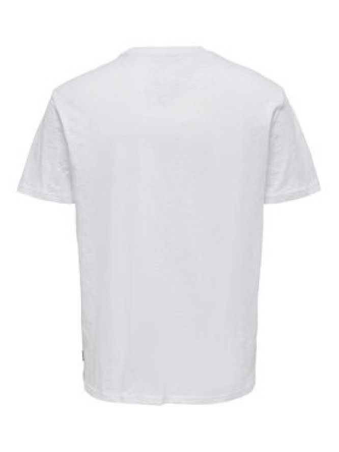 Only & Sons T-Shirt 22025286 Biały Regular Fit