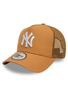 New Era Czapka z daszkiem New York Yankees League Essential 9Forty 60595191 Beżowy