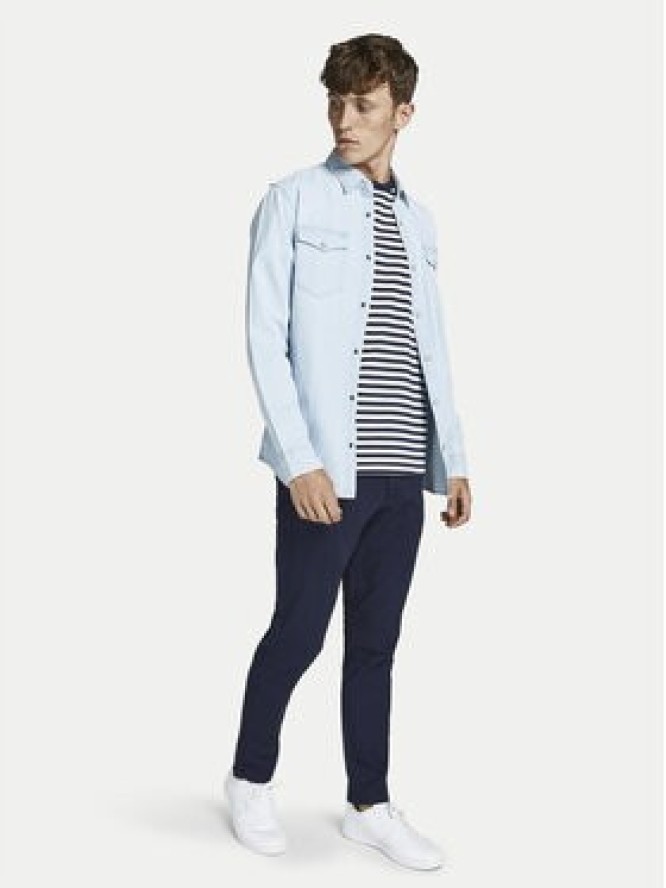 Jack&Jones Chinosy Marco 12174309 Granatowy Slim Fit