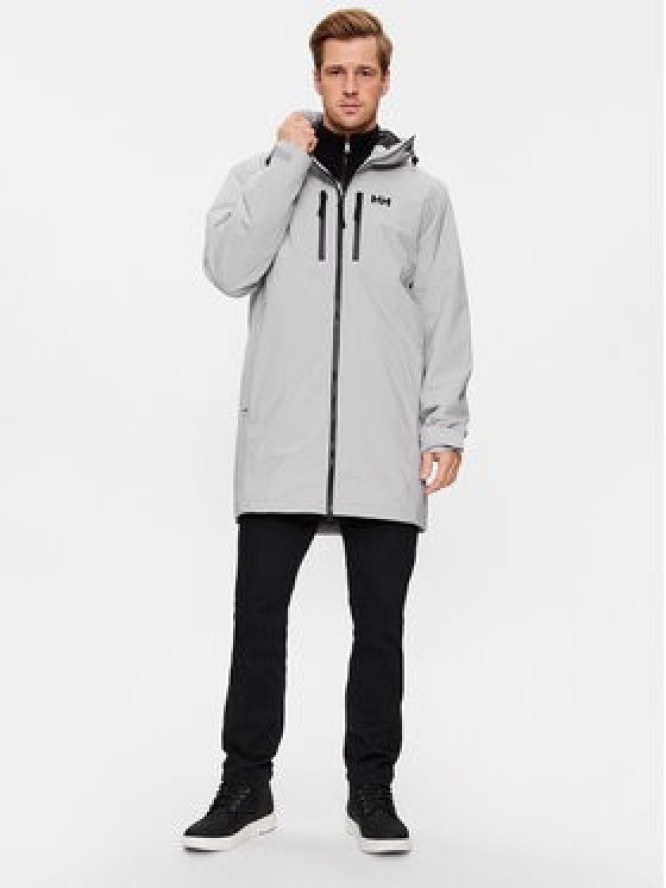 Helly Hansen Kurtka przeciwdeszczowa Rain Parka 54002 Szary Regular Fit