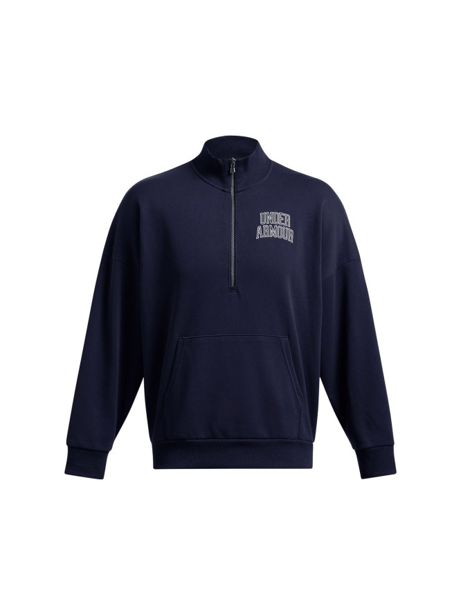 Bluza dresowa męska Under Armour UA Icon Hwt Terry Os 1/2 Zip - granatowa