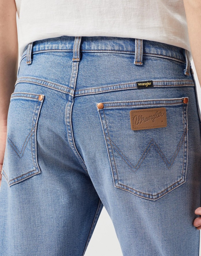 WRANGLER 11MWZ MĘSKIE SPODNIE JEANSOWE JEANSY DŻINSY SHERIFF BLUE 112350812